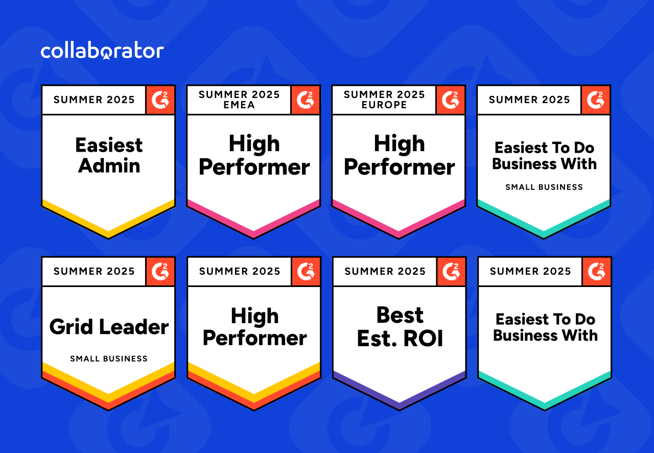 Collaborator названо Лідером і High Performer в звітах G2 Summer 2025 Grid Reports